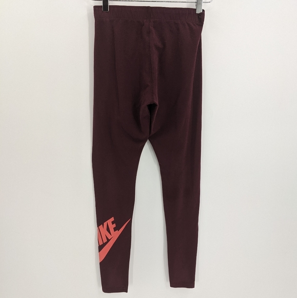 Nike Leg-A-See Purple Logo Full Length Leggings - Picture 5 of 10